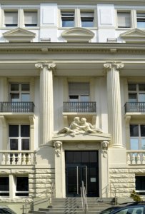 Frankfurt, Schifferstraße 78-82, Eingang