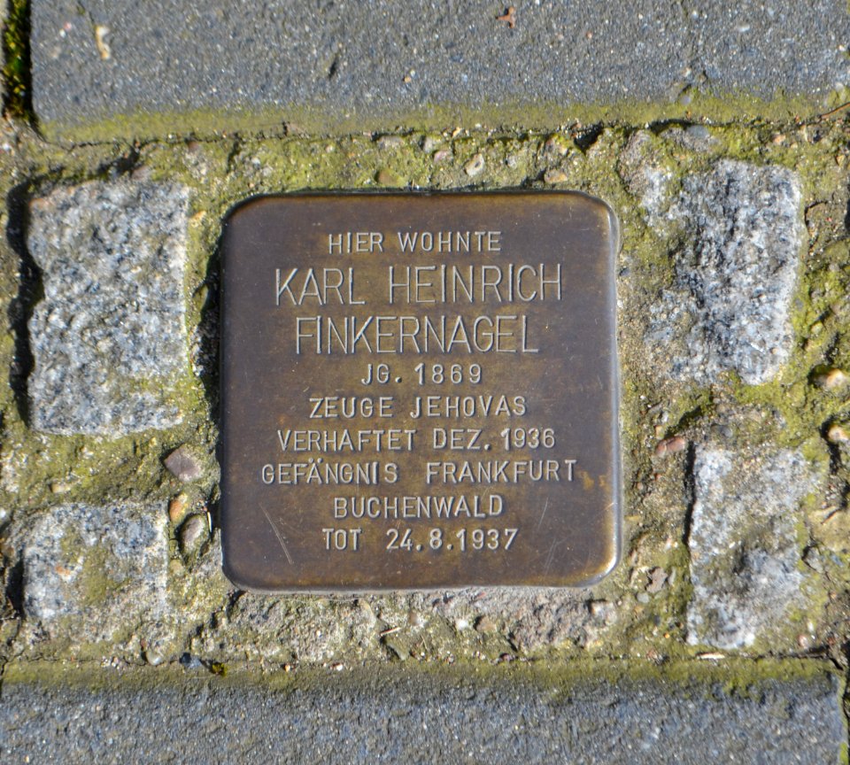 Frankfurt, Hamburger Allee 58, Stolperstein