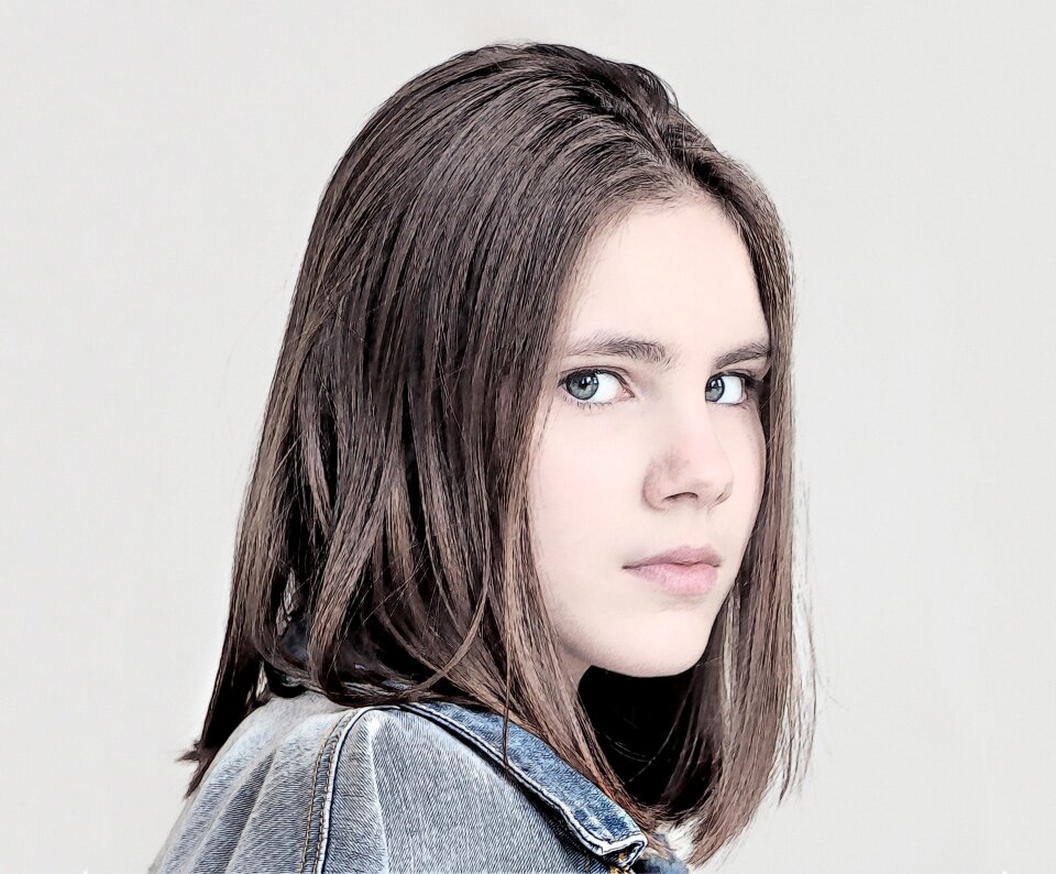Pretty female beauty
