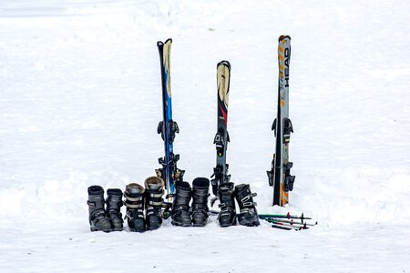 Skiing sport winter photo