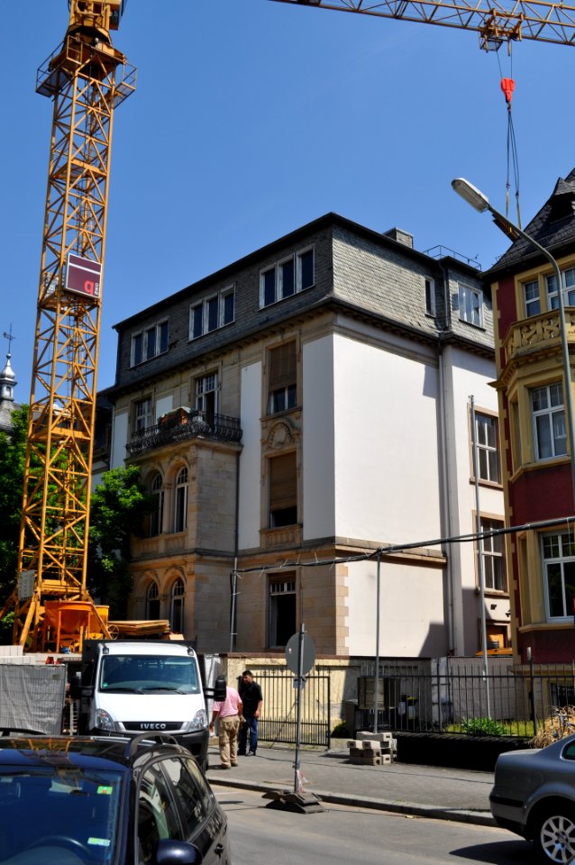 Frankfurt, Schumannstraße 59, Baustelle
