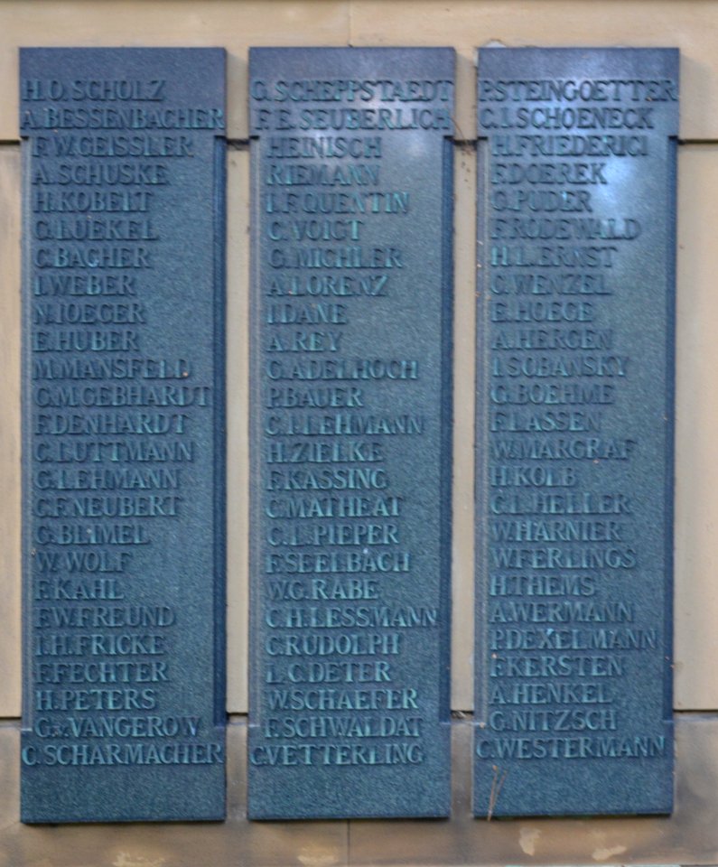 Frankfurt, Südfriedhof, Ehrenmal 1870-1871 Tafel 2