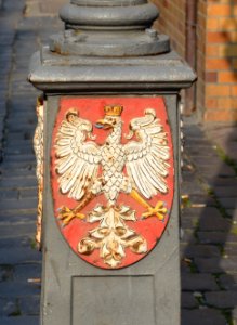 Frankfurt, Klappergasse, Laterne, Detail (1)