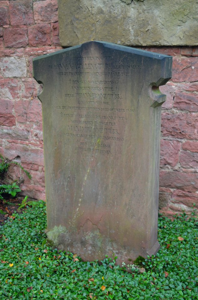 Frankfurt, Südfriedhof, A adM 57-59, Grab Thomas Türk (3)