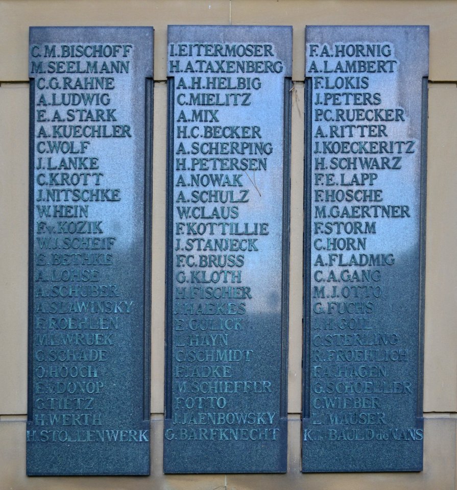 Frankfurt, Südfriedhof, Ehrenmal 1870-1871 Tafel 4