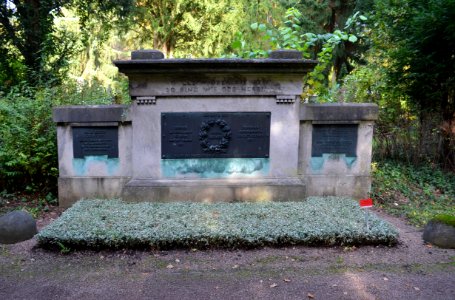 Frankfurt, Hauptfriedhof, Grab F 143 Jacob Becker