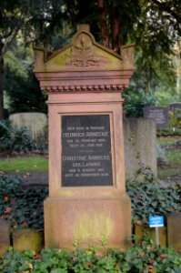 Frankfurt, Südfriedhof, A 771-772, Grab Arnecke