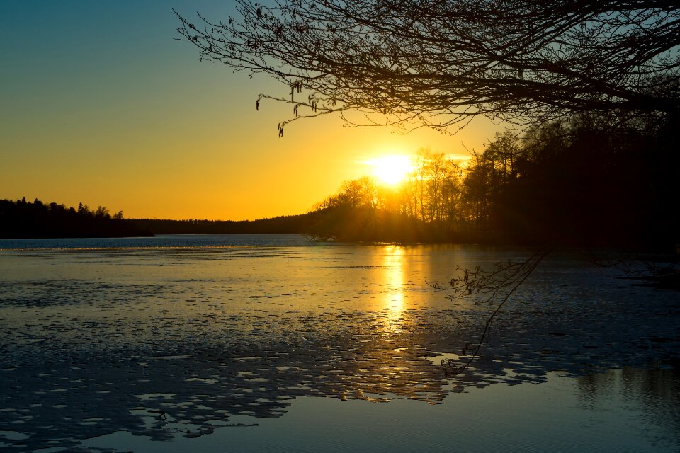 Ice nature landscape
