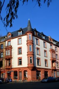 Frankfurt, Rotlindstraße 39, Ecke Egenolffstraße