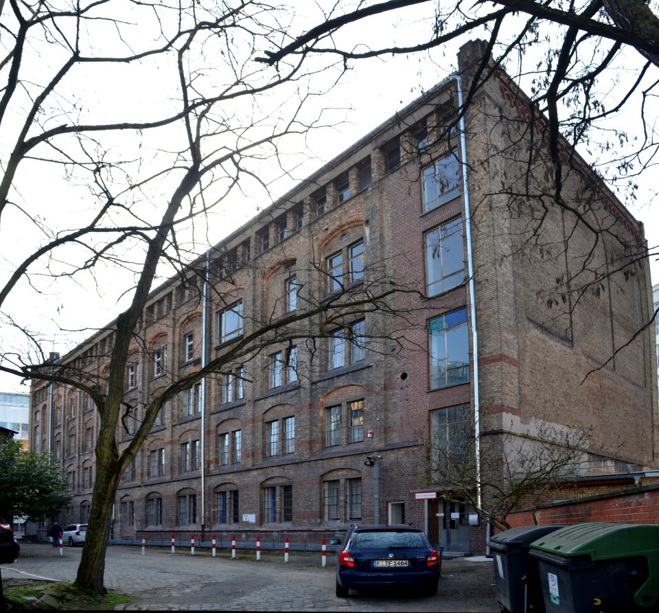 Frankfurt, Dondorfsche Druckerei, Backsteingebäude von 1890