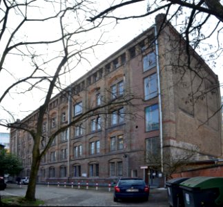 Frankfurt, Dondorfsche Druckerei, Backsteingebäude von 1890