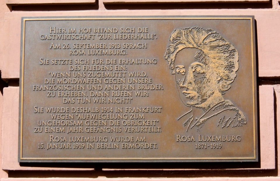 Frankfurt, Basaltstraße 23,Tafel