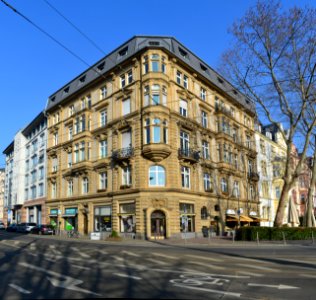 Frankfurt, Eckenheimer Landstraße 2 (= Scheffelstraße 1)