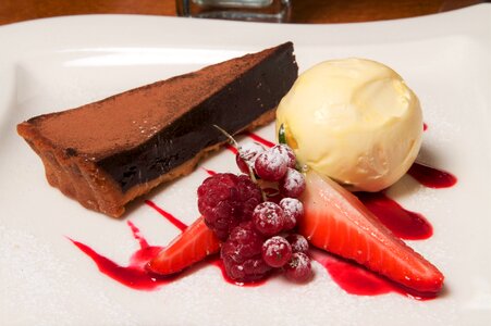 Chocolate dessert cake photo