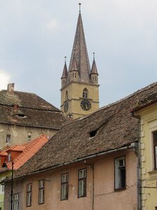 Church tower romania buildings photo