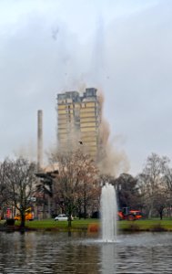 Frankfurt, AfE-Turm-Sprengung (4)