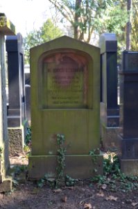 Frankfurt, Jüdischer Friedhof Rat Beil Straße, Grab Eduard Oppenheim