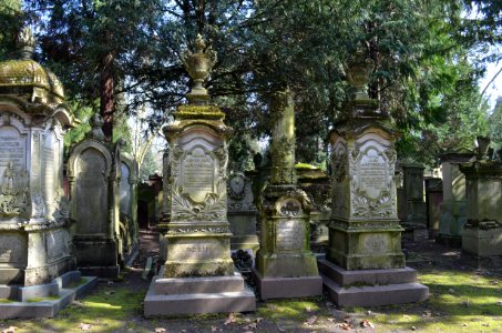 Frankfurt, Jüdischer Friedhof Rat Beil Straße, Grab Familie Rothschild