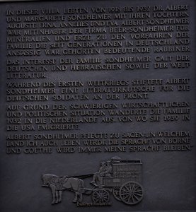 Frankfurt, Bockenheimer Landstraße 102, Tafel