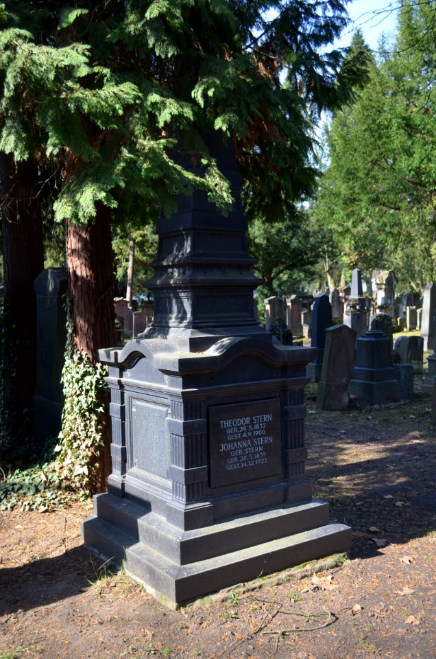 Frankfurt, Jüdischer Friedhof Rat Beil Straße, Grab Theodor Stern