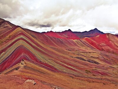 Cusco rainbow mountains landscape