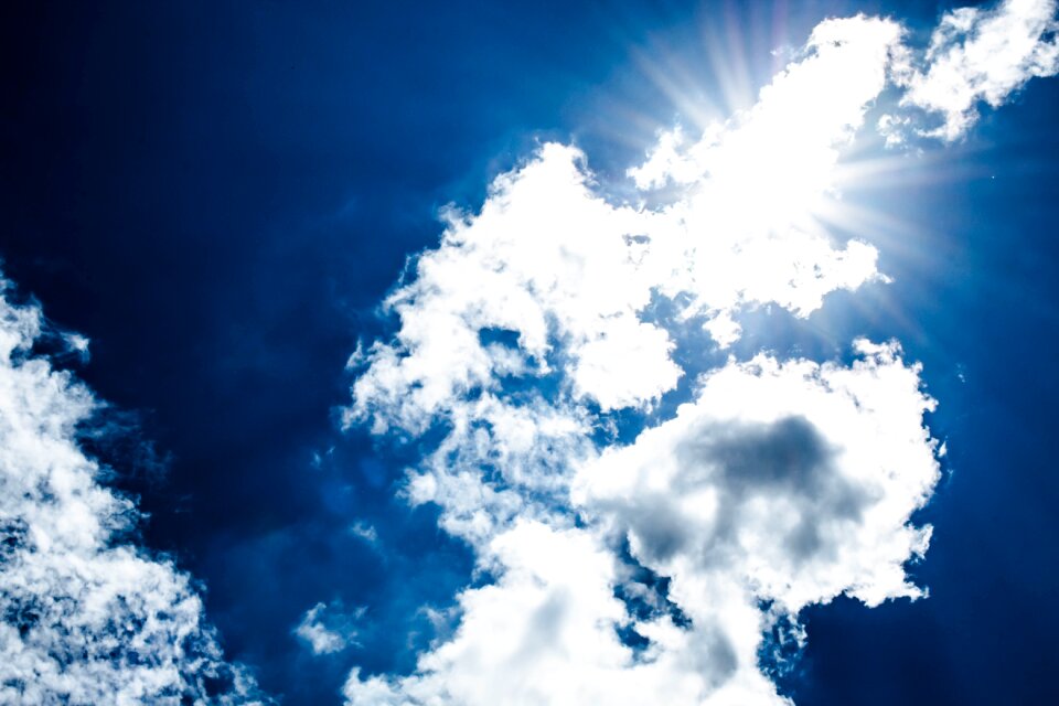 Summer blue bright