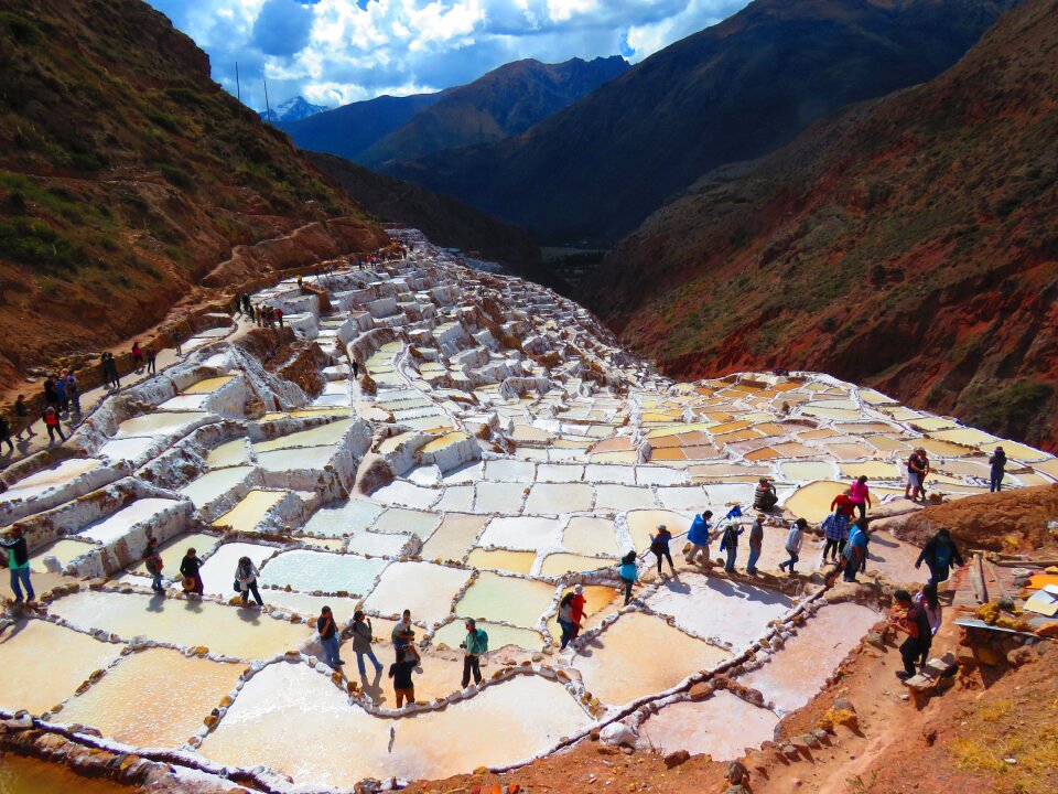 Salt salinas of maras peru