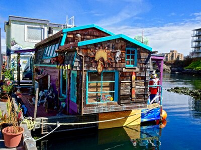 Water canal building