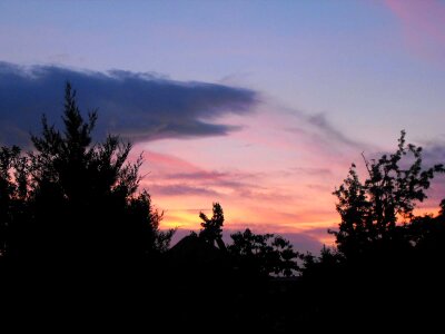 Brieždenie the sky silhouette