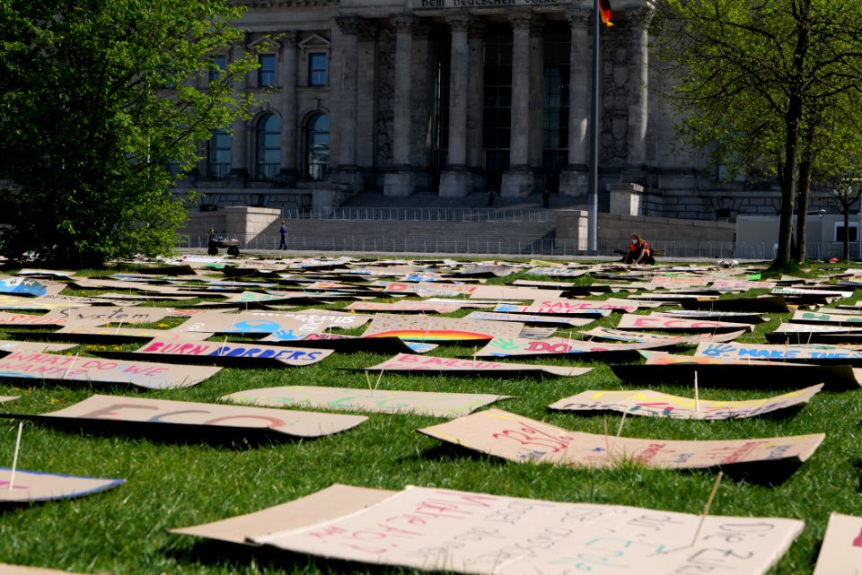 FridaysForFuture protest Berlin 2020-04-24 35