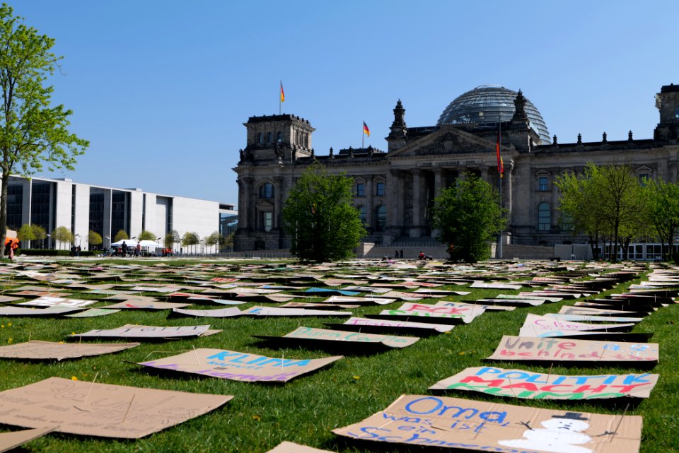 FridaysForFuture protest Berlin 2020-04-24 24