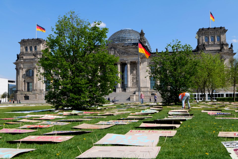FridaysForFuture protest Berlin 2020-04-24 173