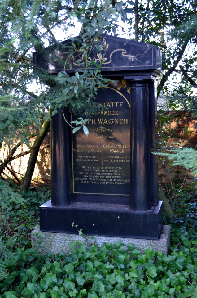 Friedhof Unterliederbach, Grab Wagner 1902