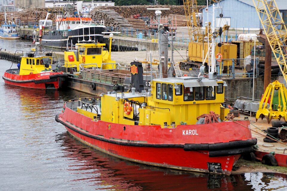 Shipping water boat photo