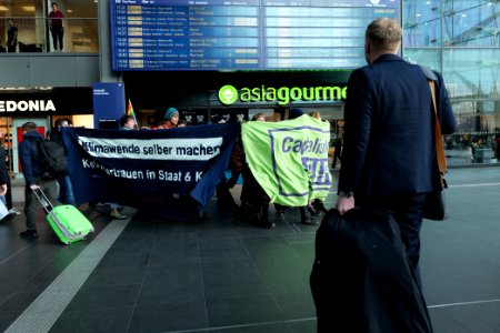FridaysForFuture protest Berlin 2020-01-24 anti-capitalist protest at Hbf 14