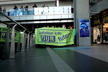 FridaysForFuture protest Berlin 2020-01-24 anti-capitalist protest at Hbf 10