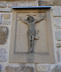 Friedhof Bad Lauchstädt Eingang-Christus