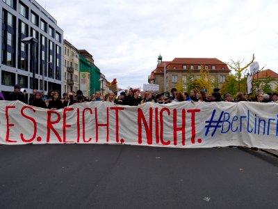 FridaysForFuture protest Berlin 11-10-2019 Invalidenpark - Rotes Rathaus 03