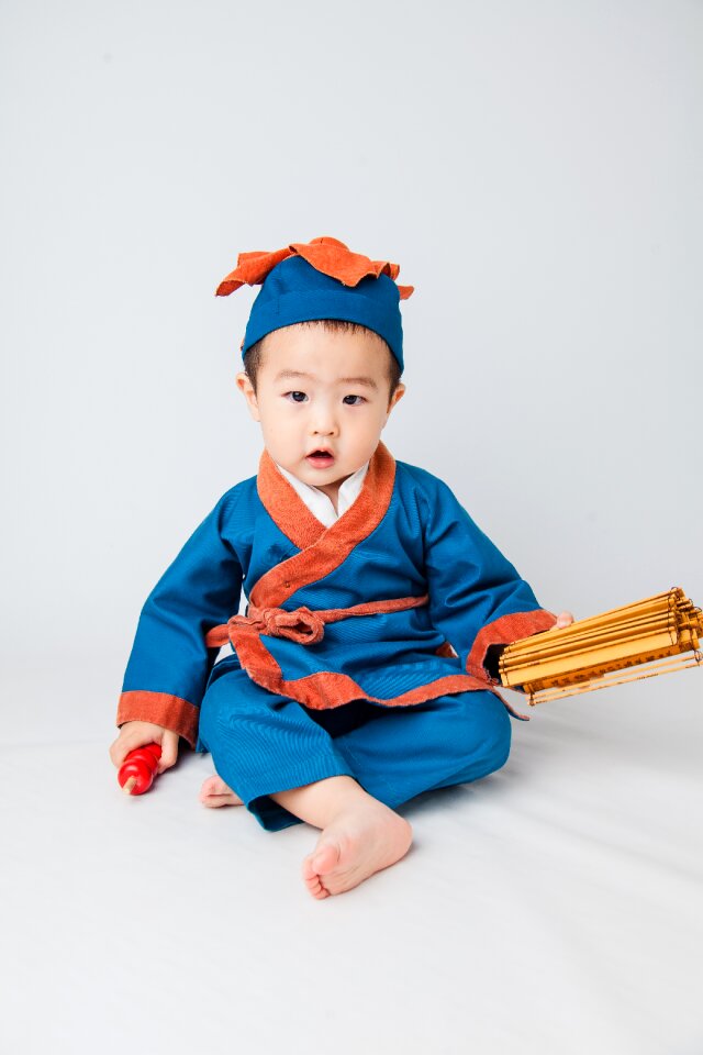 Pediatric lang costume boy cute kids