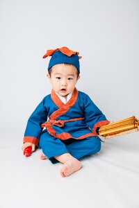 Pediatric lang costume boy cute kids photo