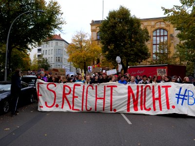 FridaysForFuture protest Berlin 11-10-2019 Invalidenpark - Rotes Rathaus 12