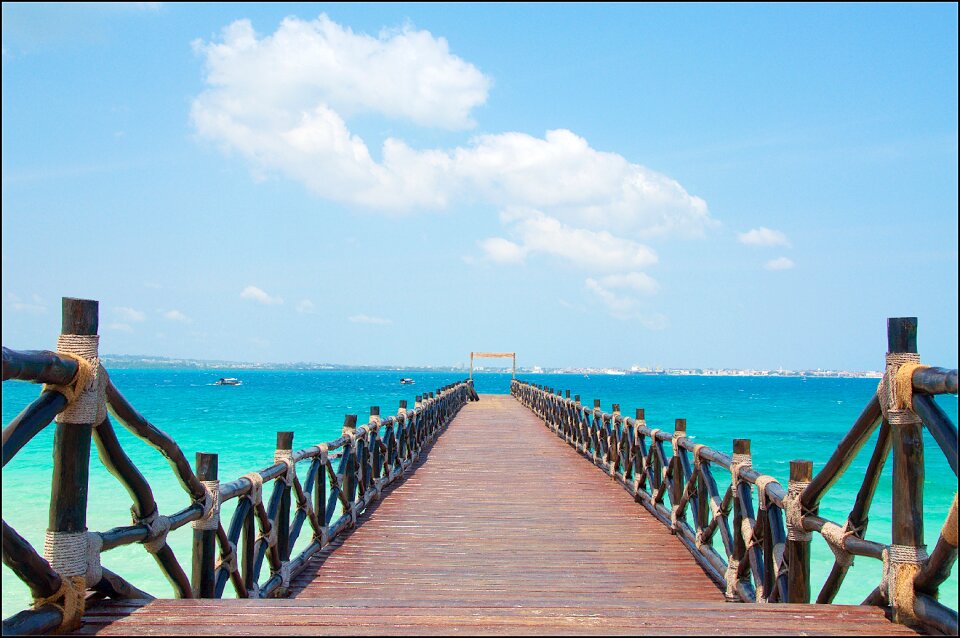 Slave island pier tanzania