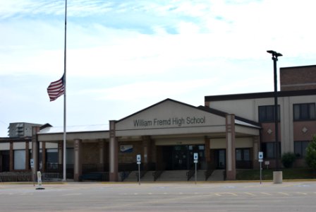 Fremd High School main entrance