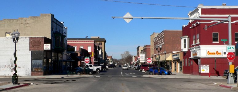 Fremont, Nebraska 3rd and Main looking N 2
