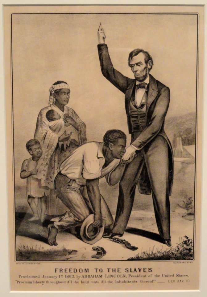 Freedom to the Slaves, undated - Currier & Ives - Museum of Fine Arts, Springfield, MA - DSC03972