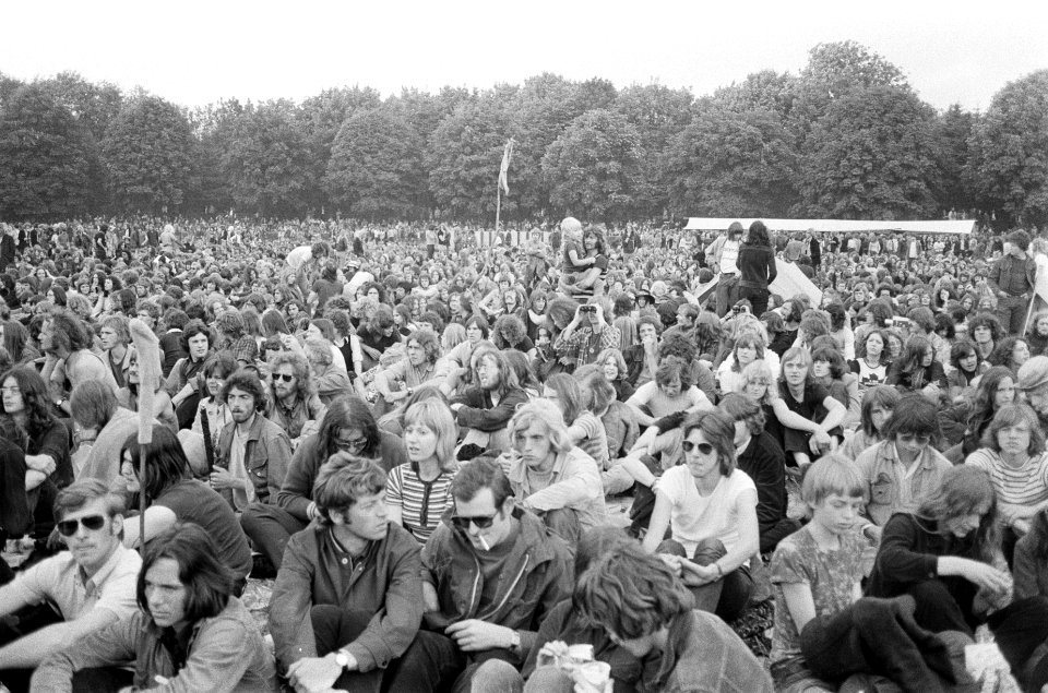 Free popconcert in Amsterdams Bos, Bestanddeelnr 924-6827