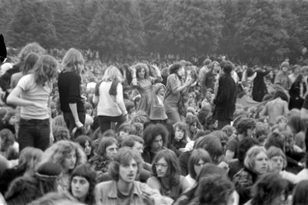 Free popconcert in Amsterdams Bos, Bestanddeelnr 924-6824