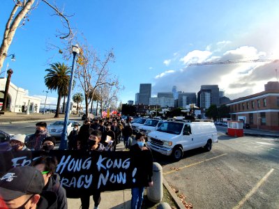 Free Hong Kong, protest in San Francisco, December 8 2019 f