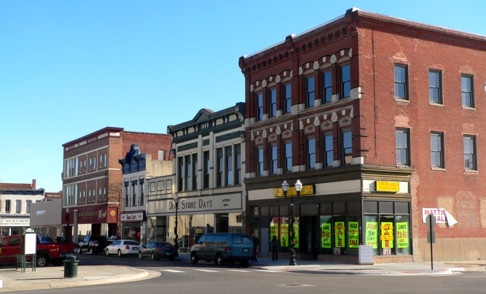 Fremont, Nebraska 6th and Park look SE