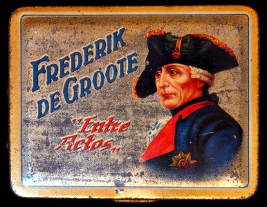 Frederik de Groote Entre Actos sigarenblikje